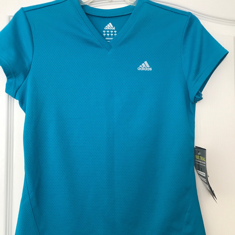 Adidas Climalite Top Turquoise